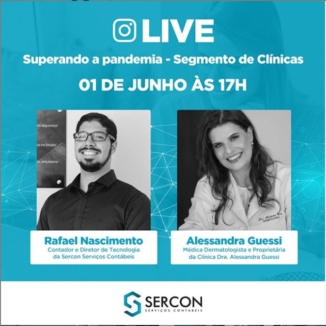 Superando a pandemia – Segmento de Clínicas – Live no Instagram